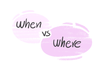"When" vs. "Where" in the English grammar