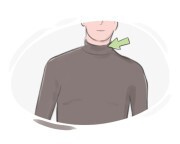 polo-neck collar