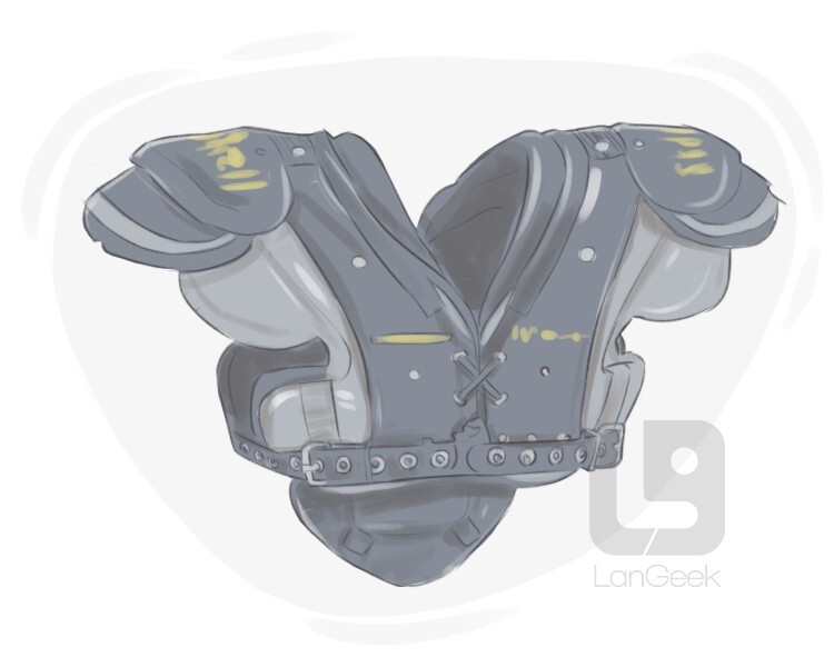 shoulder pad definition and meaning