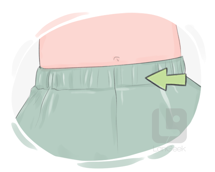 waistband definition and meaning