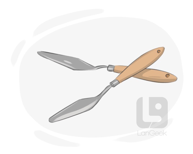 Definition & Meaning of "Palette knife" LanGeek