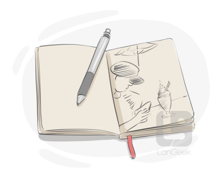 sketchbook definition and meaning