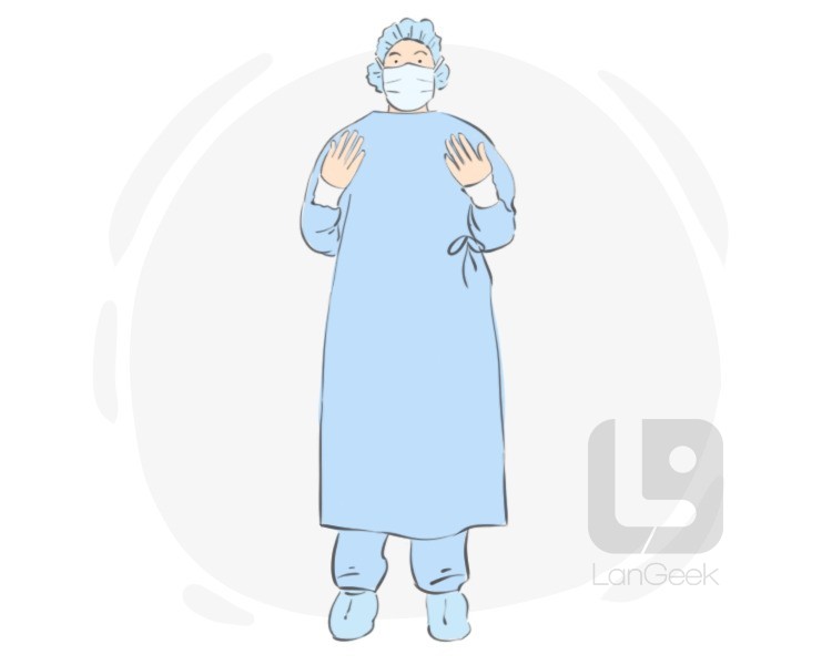 surgical gown definition and meaning