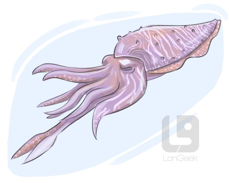 Definition & Meaning of "Cuttlefish" | LanGeek