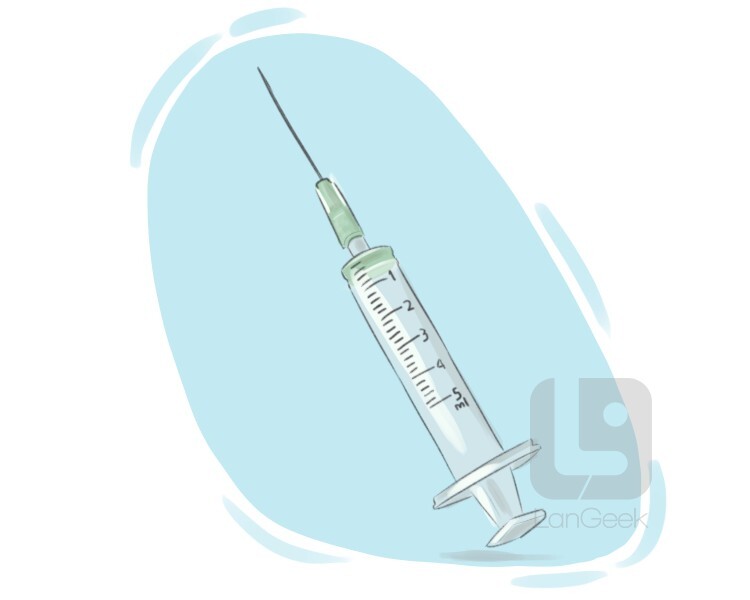 Definition & Meaning of "Syringe" LanGeek