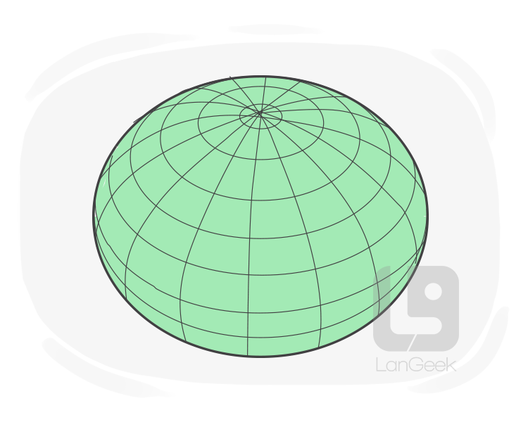 ellipsoid of revolution definition and meaning
