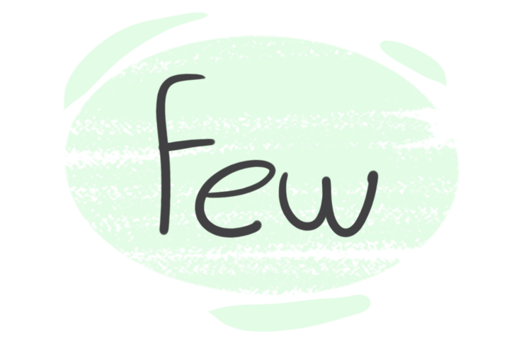 How to use "Few" in English Grammar