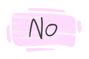 How to Use "No" in English?