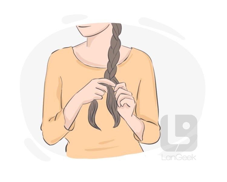 plait definition and meaning