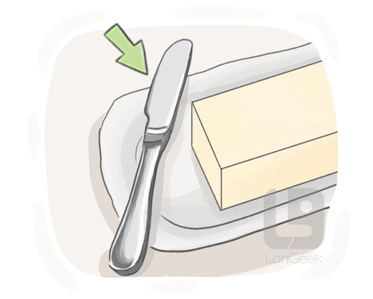 butter knife definition and meaning
