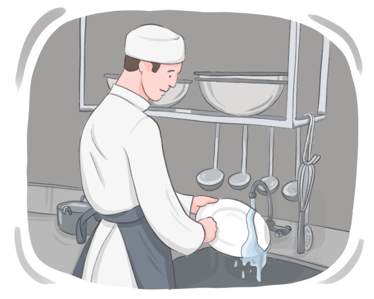 kitchen porter definition and meaning