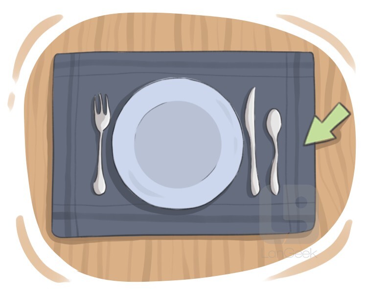 table mat definition and meaning