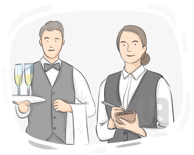 waitstaff definition and meaning