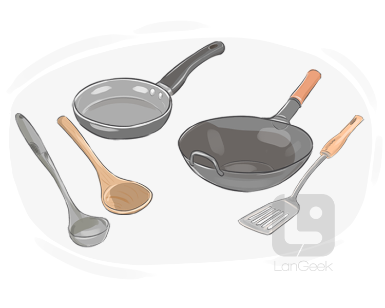 cooking utensil definition and meaning