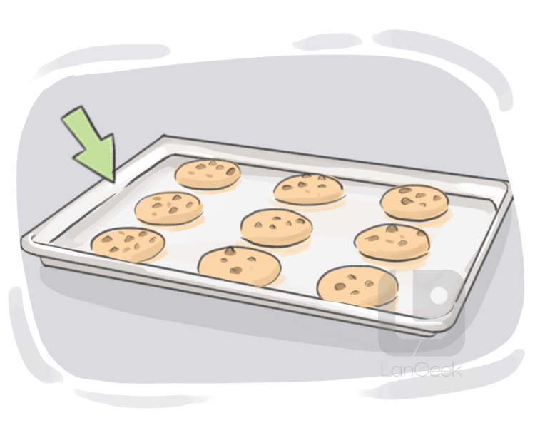cookie sheet definition and meaning