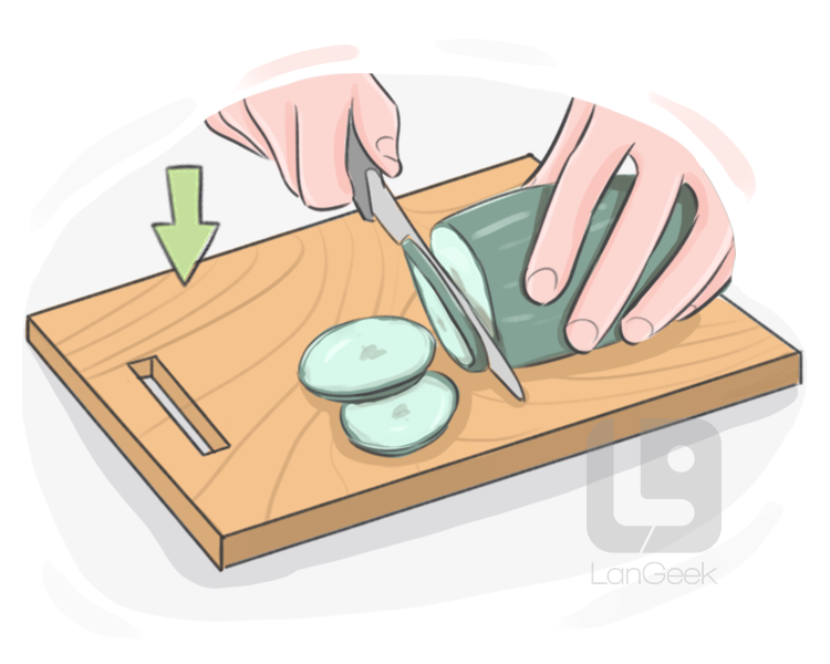 chopping board definition and meaning