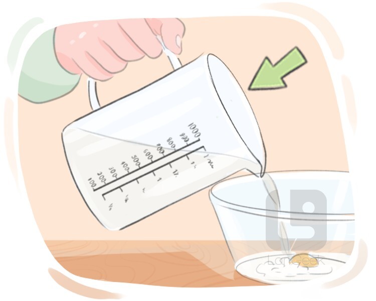 measuring cup noun - Definition, pictures, pronunciation and usage