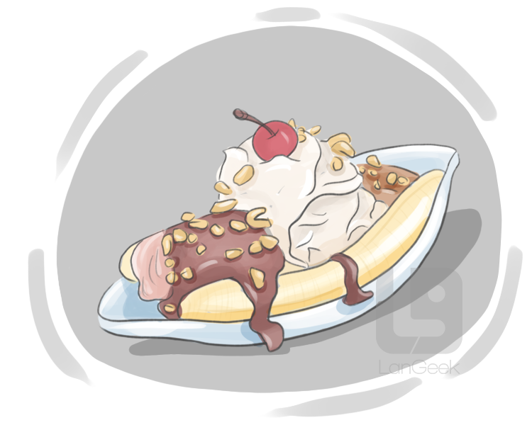 banana split definition and meaning