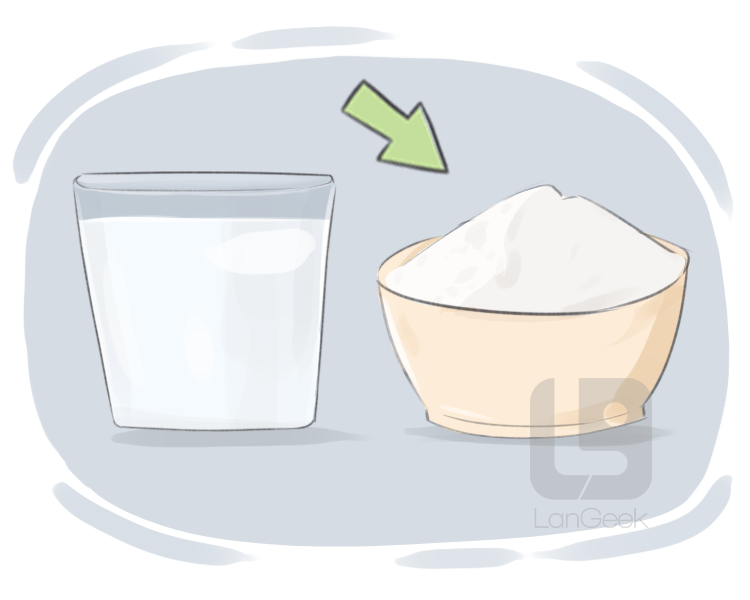 milk powder definition and meaning