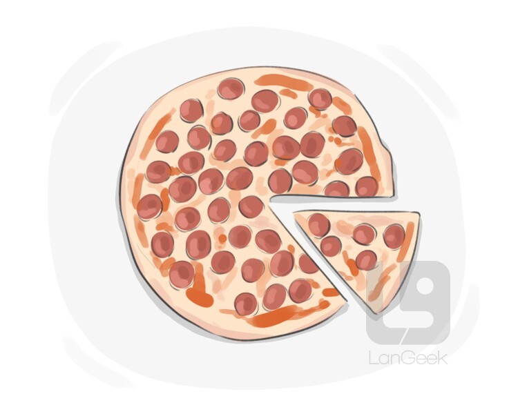 pizza definition and meaning