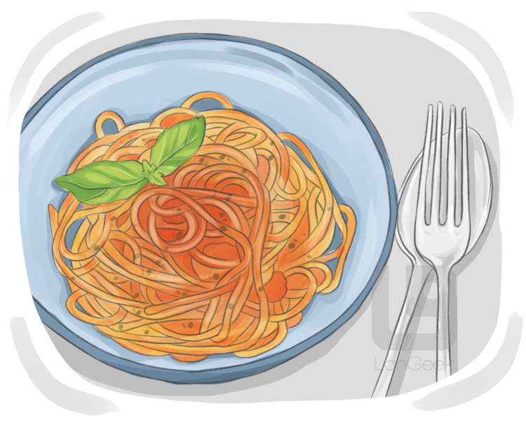 spaghetti definition and meaning