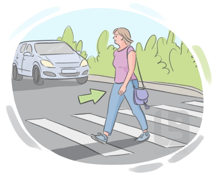 Kelimenin evirisi pedestrian langeek