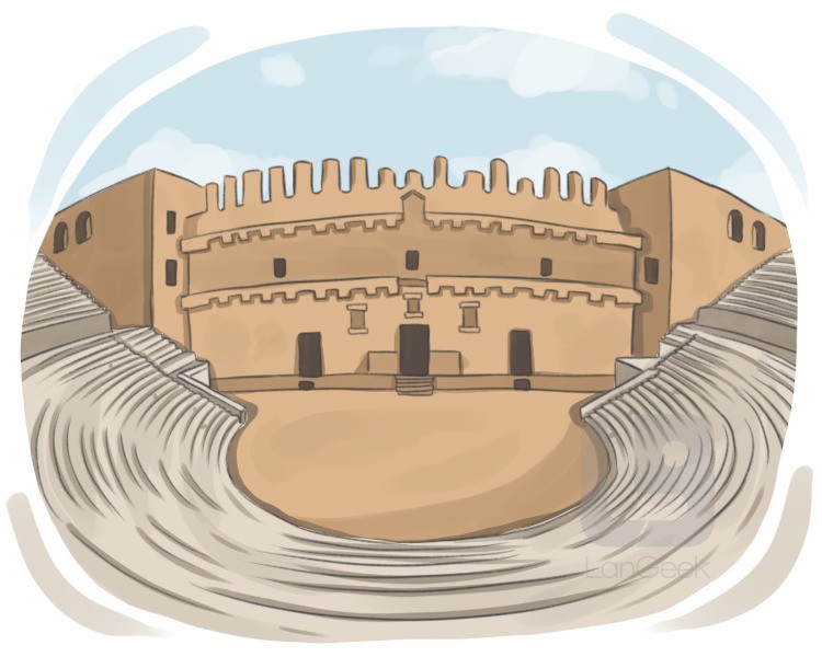 amphitheatre definition and meaning