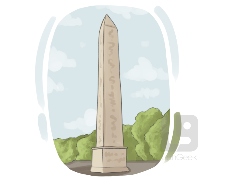 obelisk definition and meaning