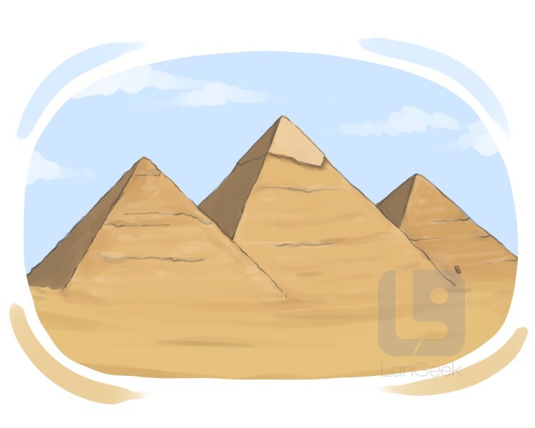 pyramids of egypt definition and meaning