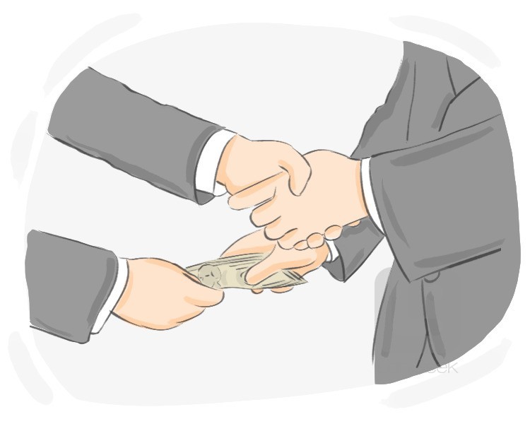 bribe definition and meaning
