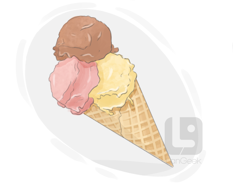 ice cream cone definition and meaning