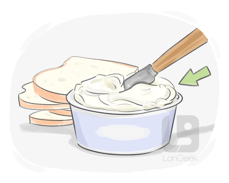 cheese spread definition and meaning
