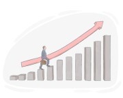 to [be] on the way up