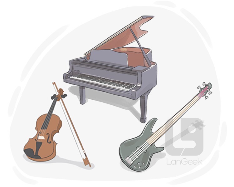 musical instrument definition and meaning