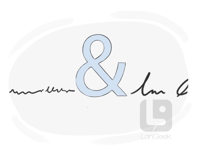 ampersand definition and meaning