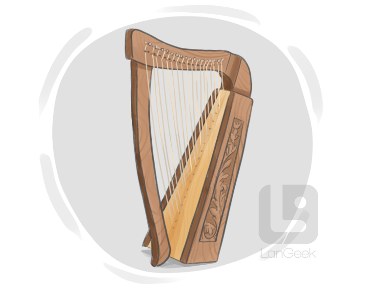 Celtic harp definition and meaning