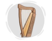Celtic harp