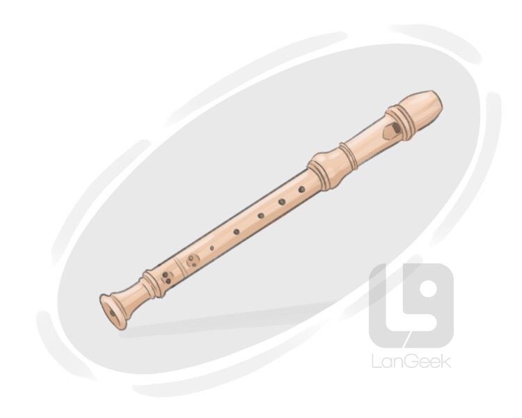 soprano recorder definition and meaning