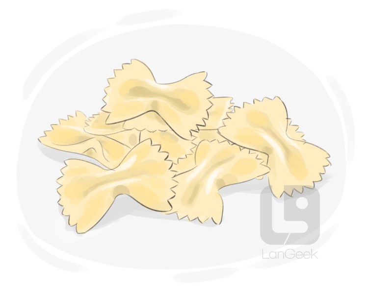 farfalle definition and meaning