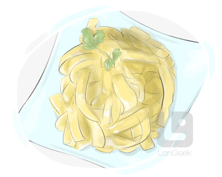 fettuccini definition and meaning