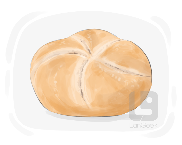 Kaiser roll definition and meaning