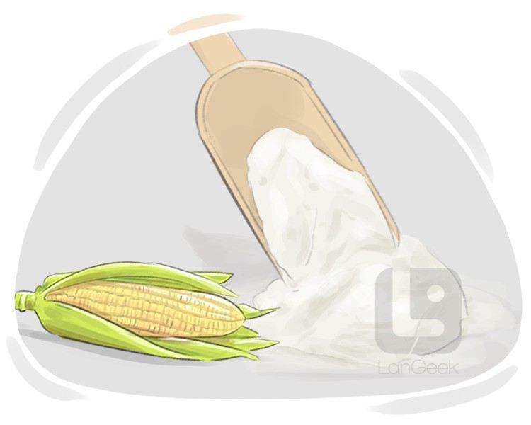 cornflour definition and meaning
