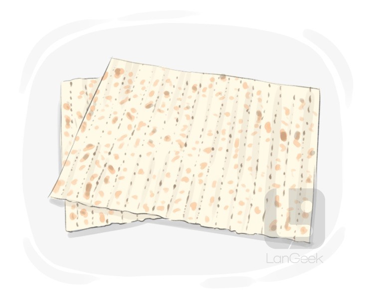matzo definition and meaning