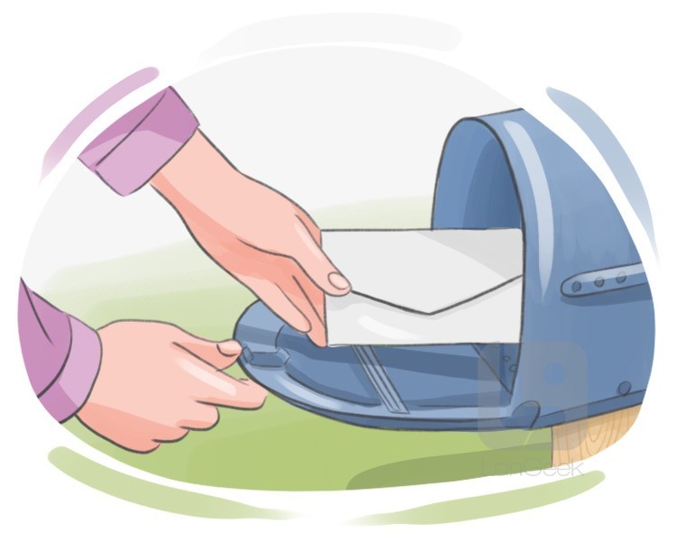 to mail definition and meaning