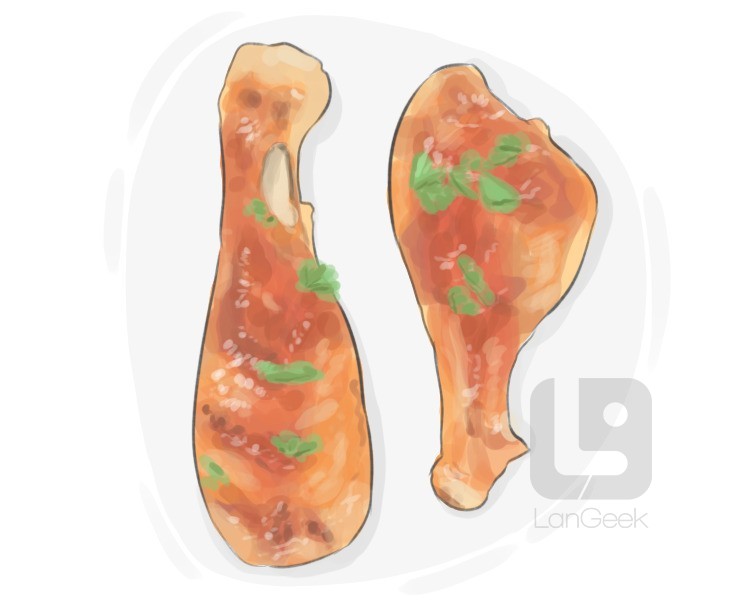 chicken leg definition and meaning