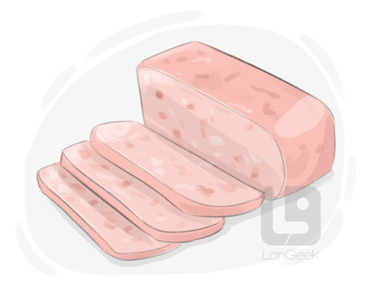 luncheon meat definition and meaning