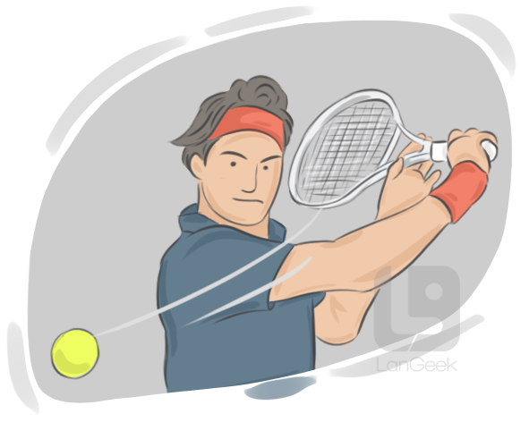 tennis shot definition and meaning