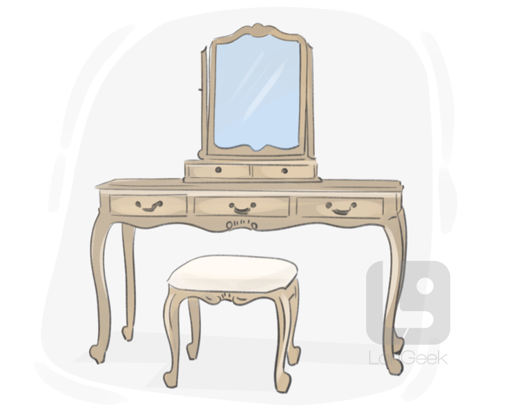 dressing table definition and meaning