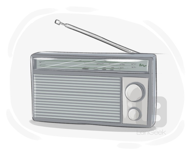 radio set definition and meaning