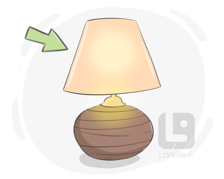 lamp shade definition and meaning